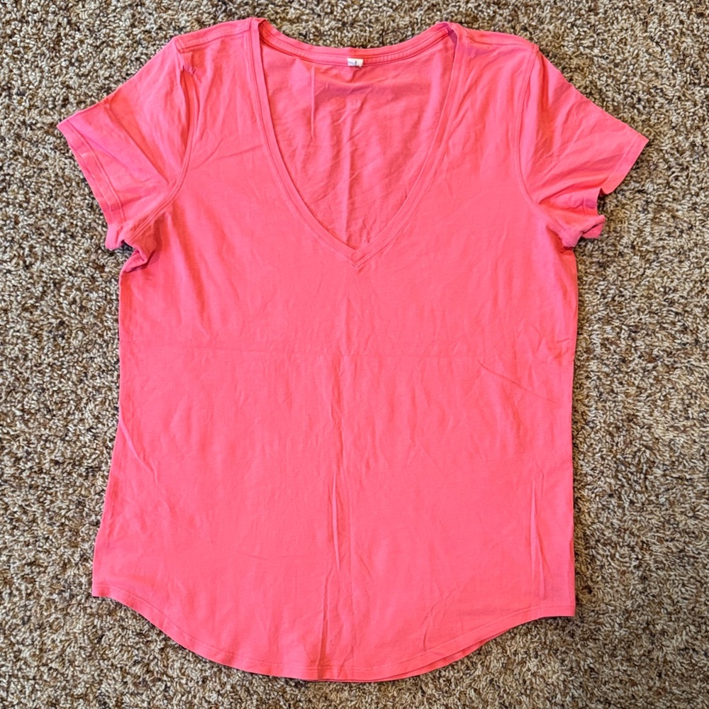 Like-New Lululemon Love Tee, “Glossy” Pink, 8